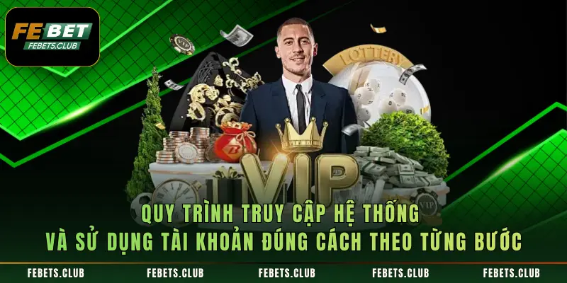 Quy trình truy cập hệ thống và sử dụng tài khoản đúng cách theo từng bước